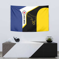 Caribbean Bonaire Personalized Tapestry Simple Flag Style - Wonder Print Shop