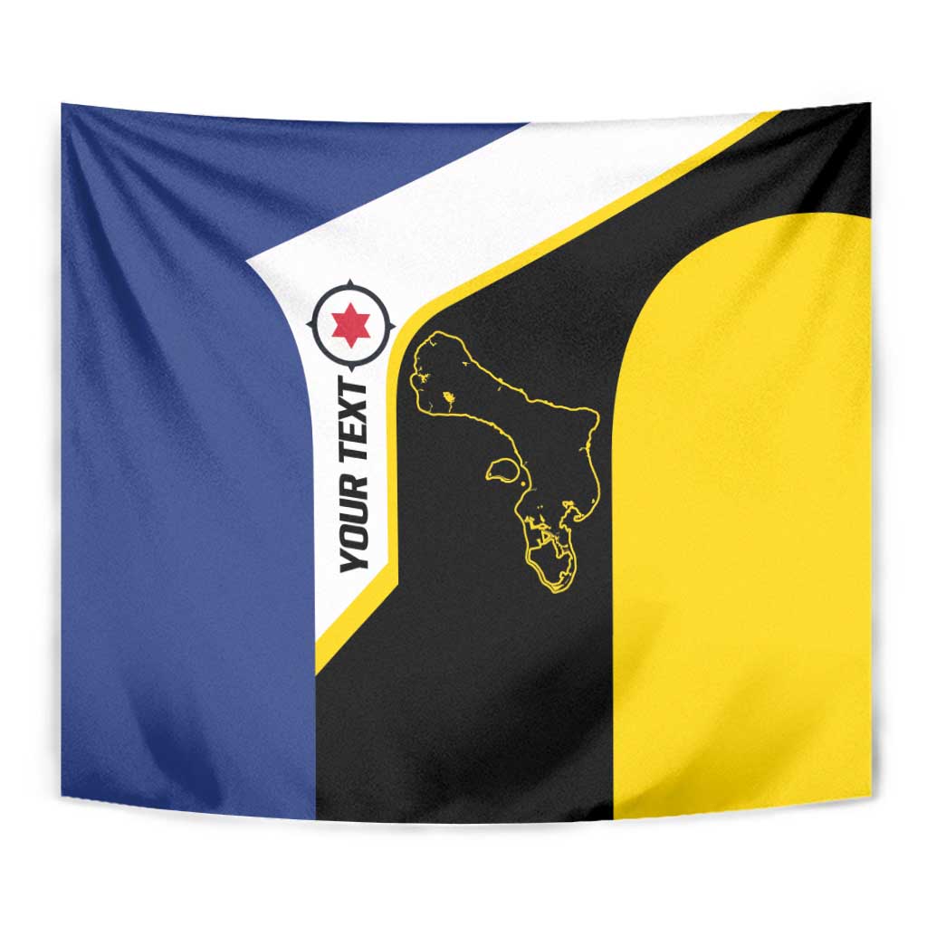 Caribbean Bonaire Personalized Tapestry Simple Flag Style - Wonder Print Shop