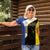 Caribbean Bonaire Personalized Women Polo Shirt Simple Flag Style - Wonder Print Shop