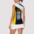 Caribbean Bonaire Personalized Women Sleeveless Polo Shirt Simple Flag Style - Wonder Print Shop