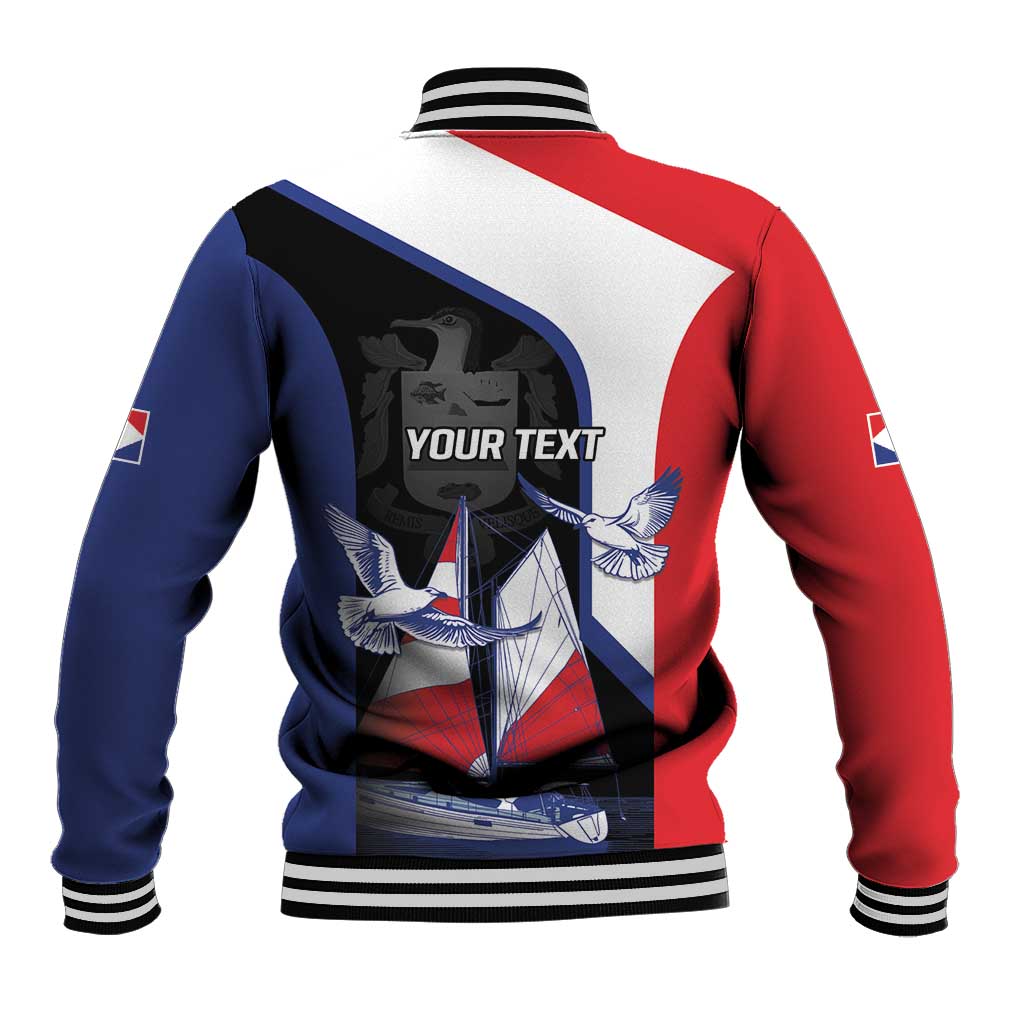 Caribbean Saba Personalized Baseball Jacket Remis Velisque Sail the Seas - Wonder Print Shop