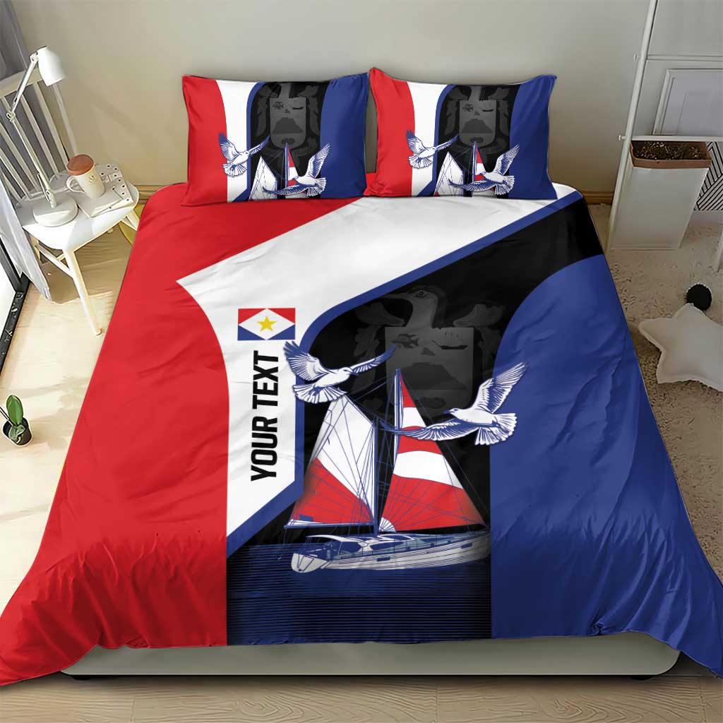 Caribbean Saba Personalized Bedding Set Remis Velisque Sail the Seas - Wonder Print Shop