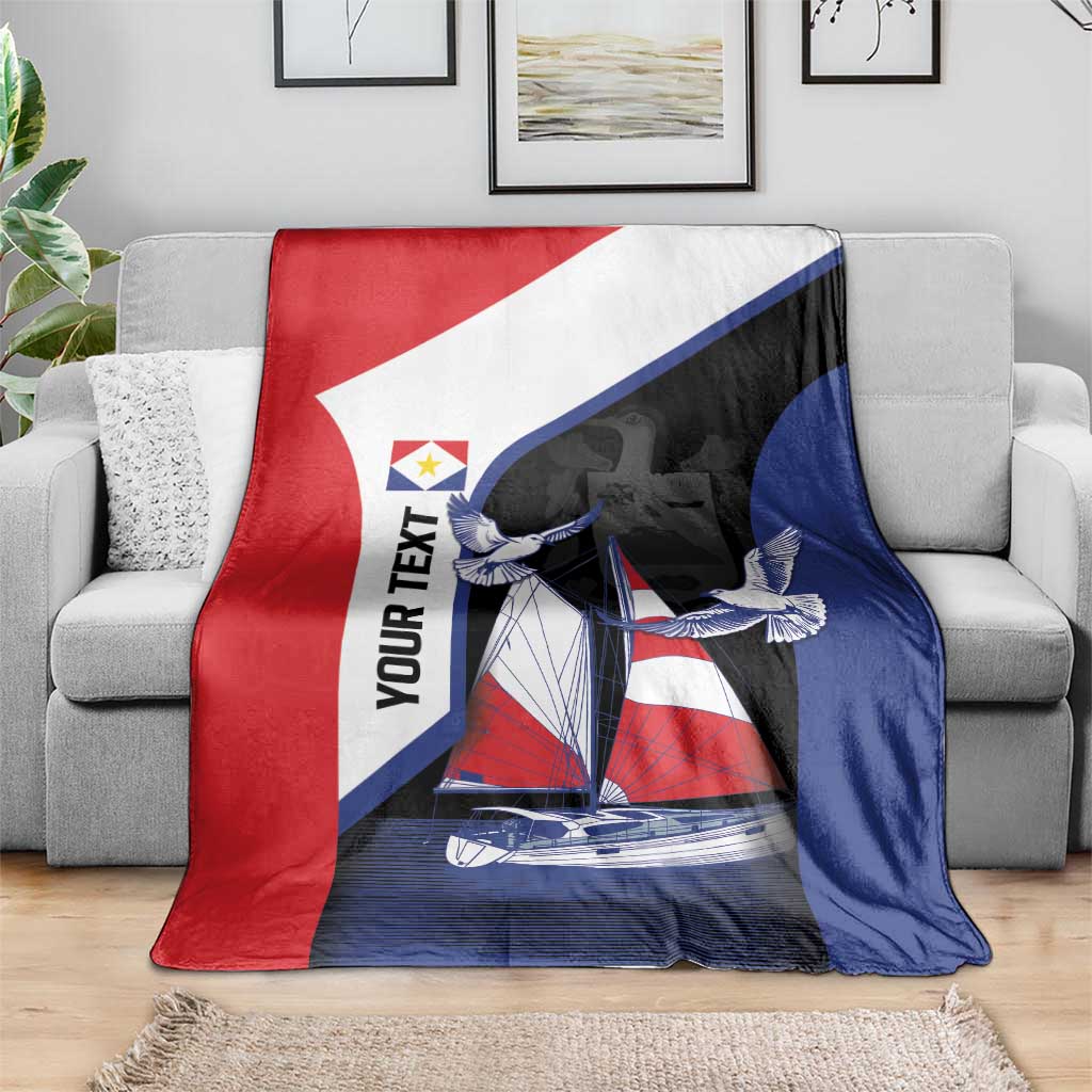 Caribbean Saba Personalized Blanket Remis Velisque Sail the Seas - Wonder Print Shop
