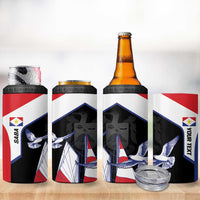 Caribbean Saba Personalized 4 in 1 Can Cooler Tumbler Remis Velisque Sail the Seas - Wonder Print Shop
