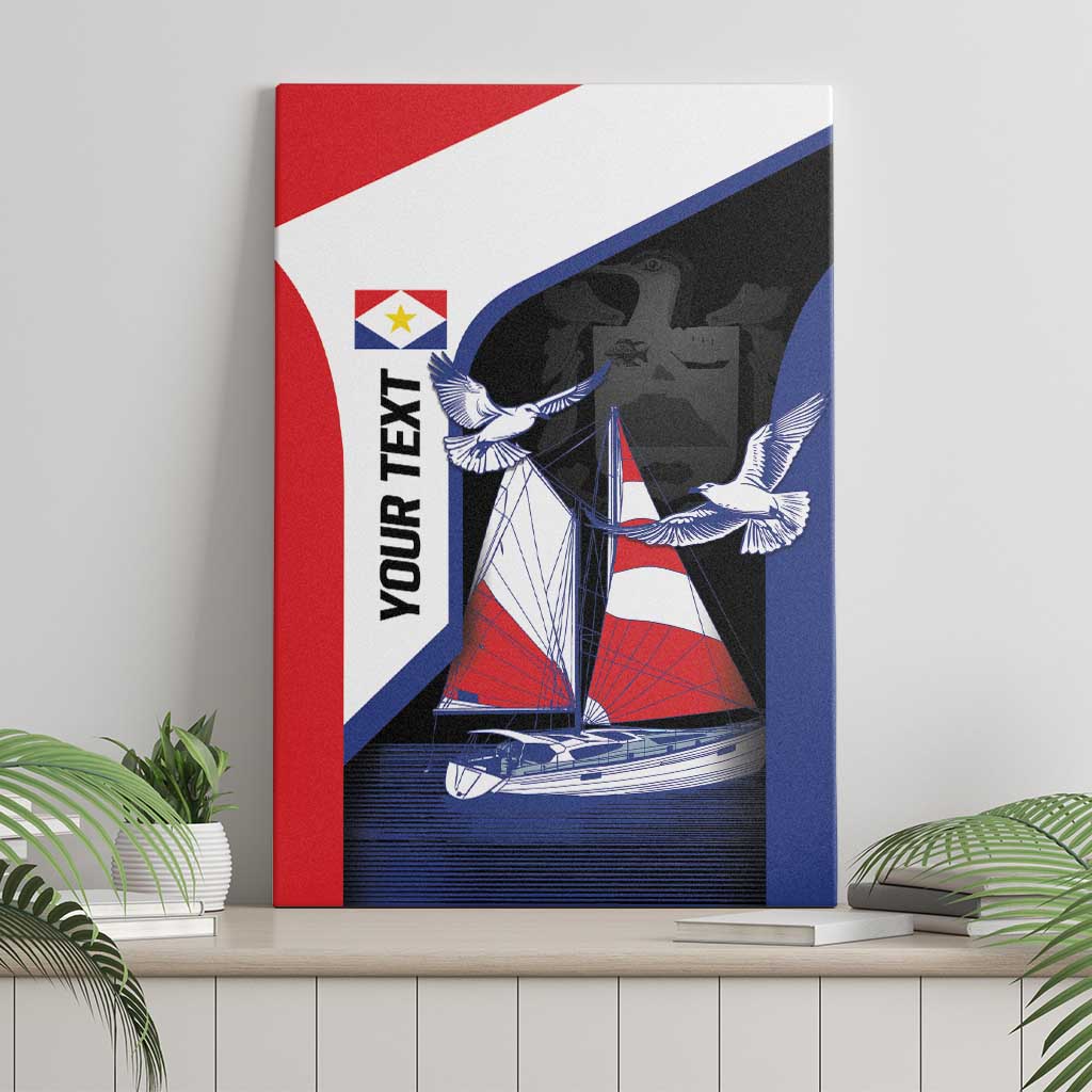 Caribbean Saba Personalized Canvas Wall Art Remis Velisque Sail the Seas - Wonder Print Shop