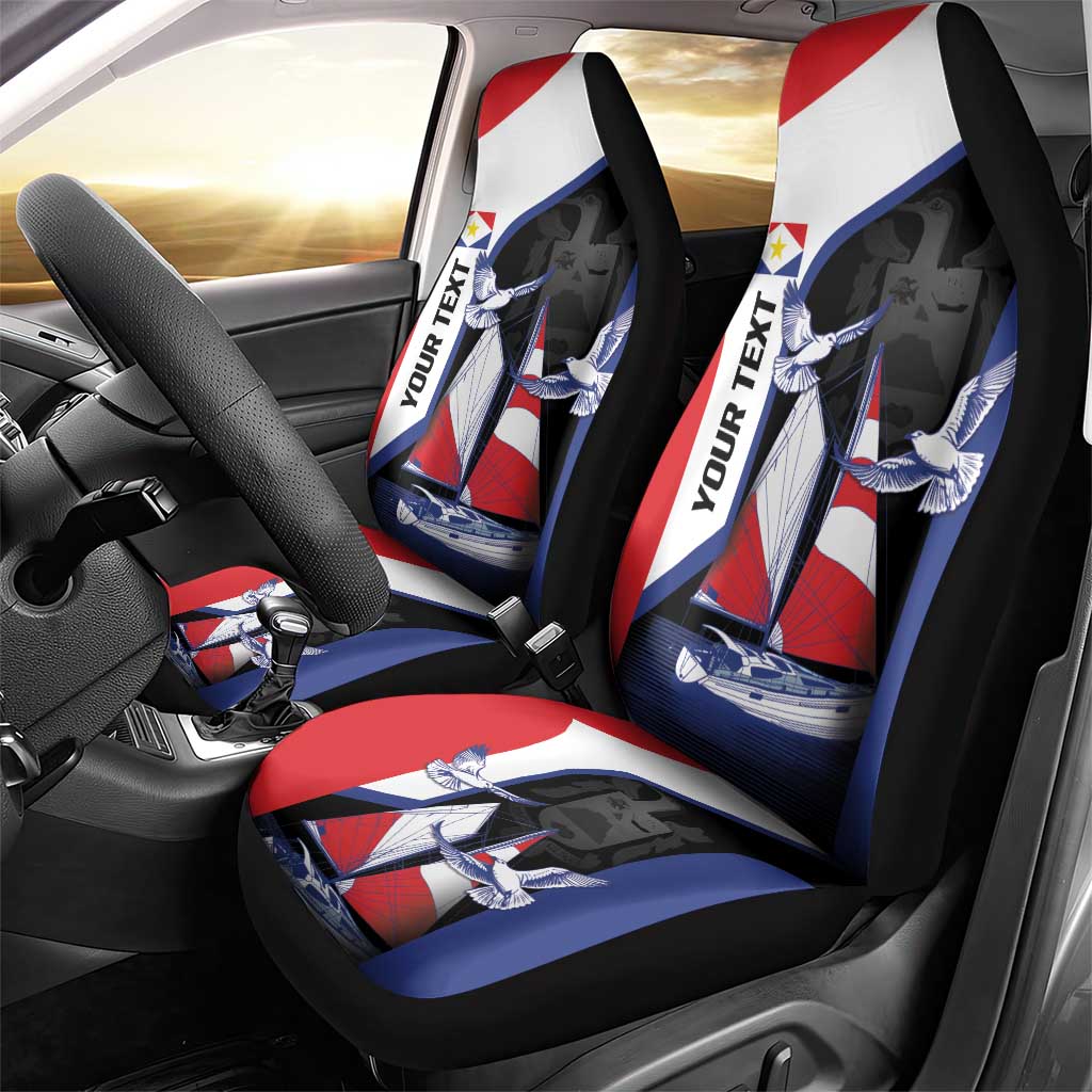 Caribbean Saba Personalized Car Seat Cover Remis Velisque Sail the Seas - Wonder Print Shop