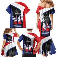 Caribbean Saba Personalized Family Matching Mermaid Dress and Hawaiian Shirt Remis Velisque Sail the Seas - Wonder Print Shop