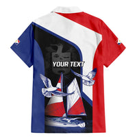 Caribbean Saba Personalized Family Matching Mermaid Dress and Hawaiian Shirt Remis Velisque Sail the Seas - Wonder Print Shop