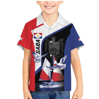 Caribbean Saba Personalized Family Matching Mermaid Dress and Hawaiian Shirt Remis Velisque Sail the Seas - Wonder Print Shop