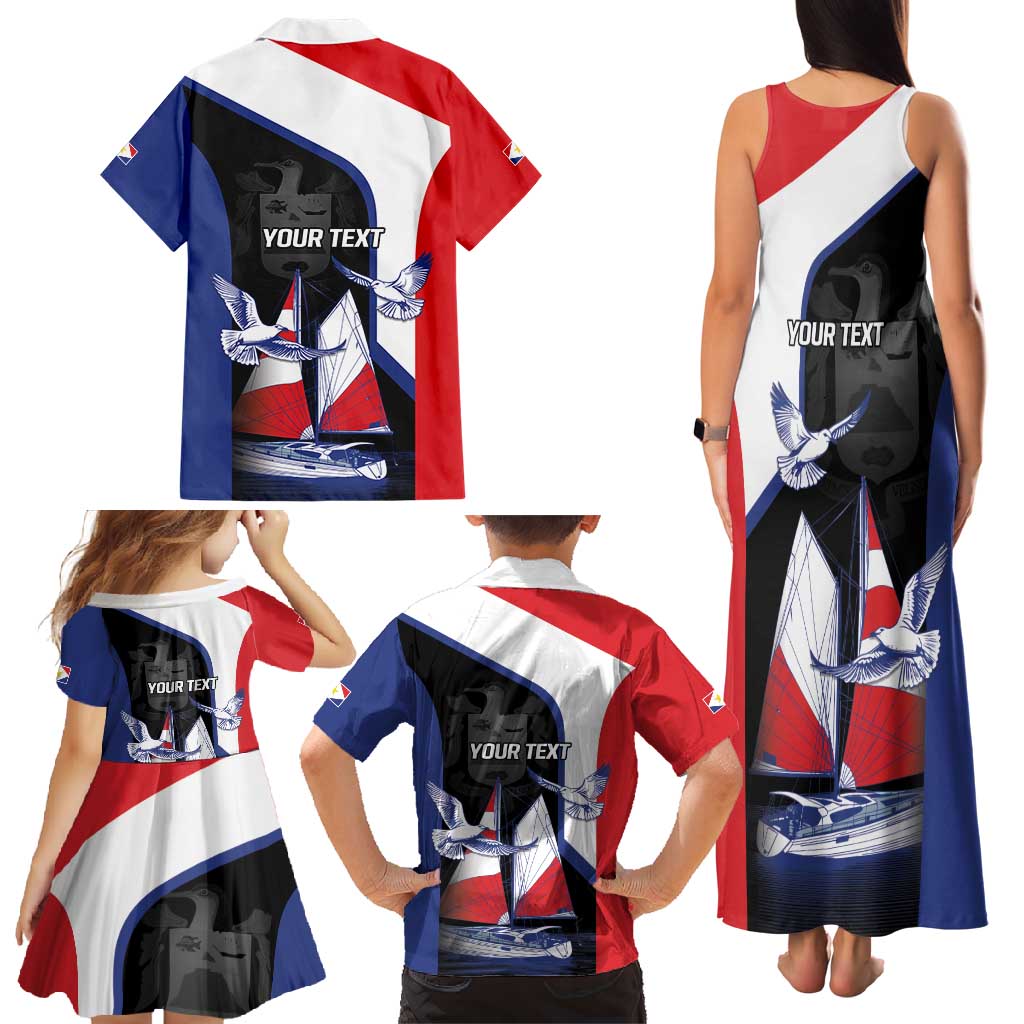 Caribbean Saba Personalized Family Matching Tank Maxi Dress and Hawaiian Shirt Remis Velisque Sail the Seas - Wonder Print Shop