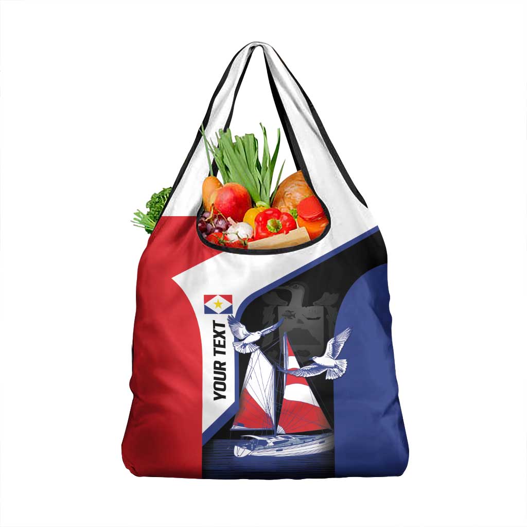 Caribbean Saba Personalized Grocery Bag Remis Velisque Sail the Seas - Wonder Print Shop