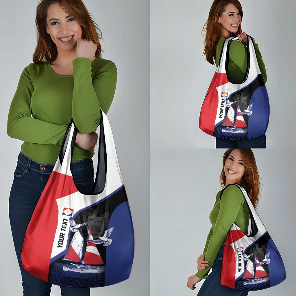 Caribbean Saba Personalized Grocery Bag Remis Velisque Sail the Seas - Wonder Print Shop
