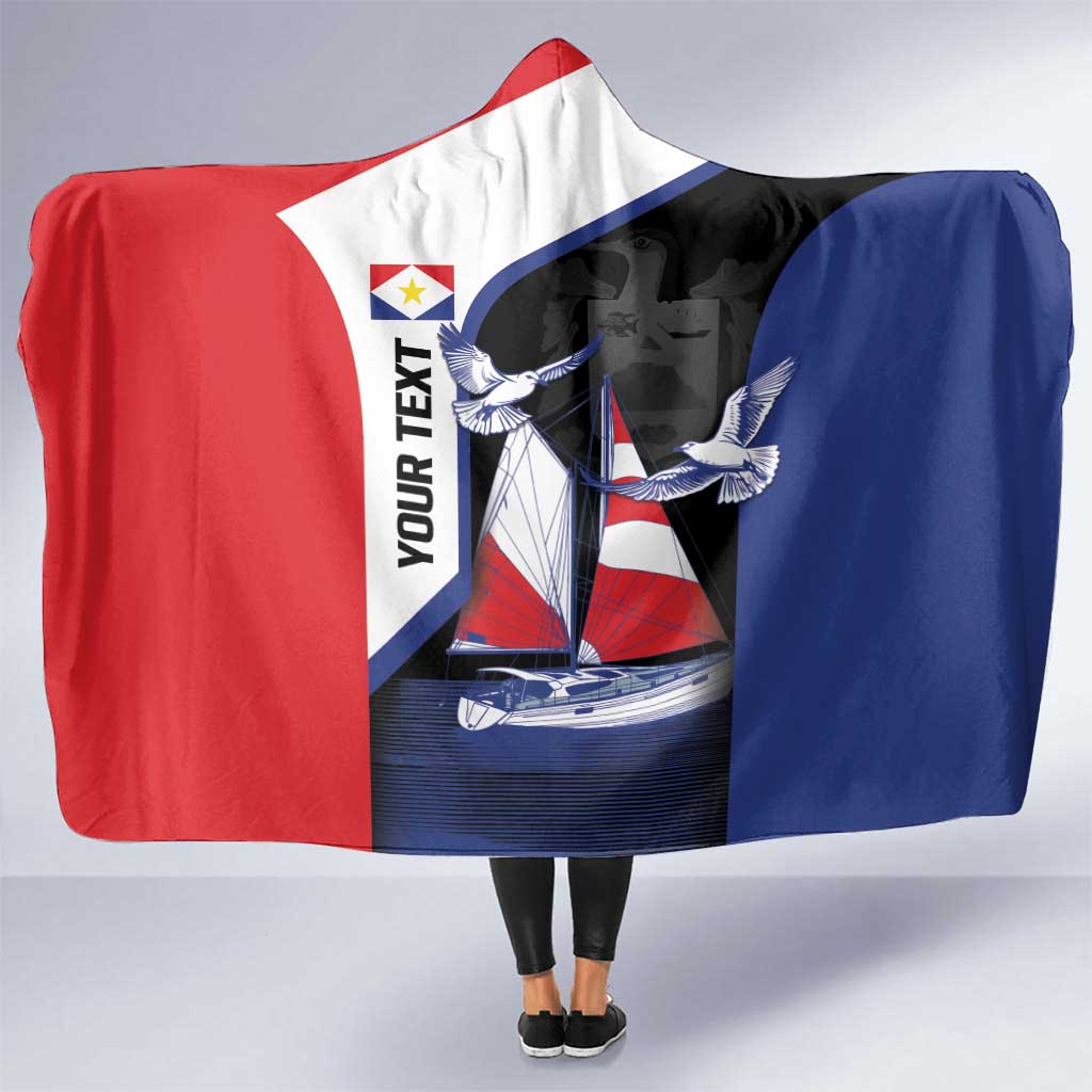 Caribbean Saba Personalized Hooded Blanket Remis Velisque Sail the Seas - Wonder Print Shop