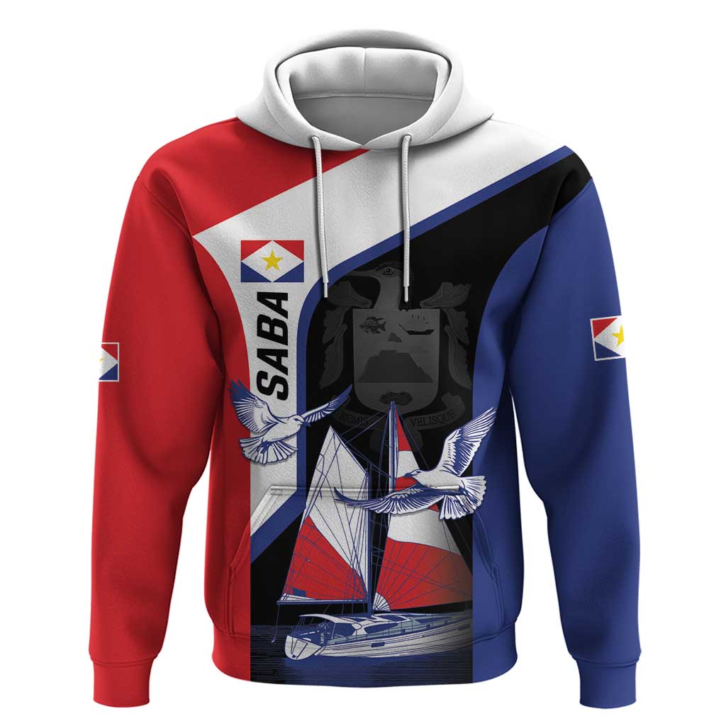Caribbean Saba Personalized Hoodie Remis Velisque Sail the Seas - Wonder Print Shop