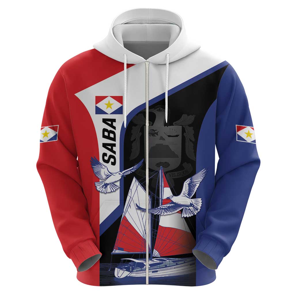 Caribbean Saba Personalized Hoodie Remis Velisque Sail the Seas - Wonder Print Shop