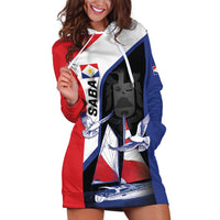 Caribbean Saba Personalized Hoodie Dress Remis Velisque Sail the Seas - Wonder Print Shop