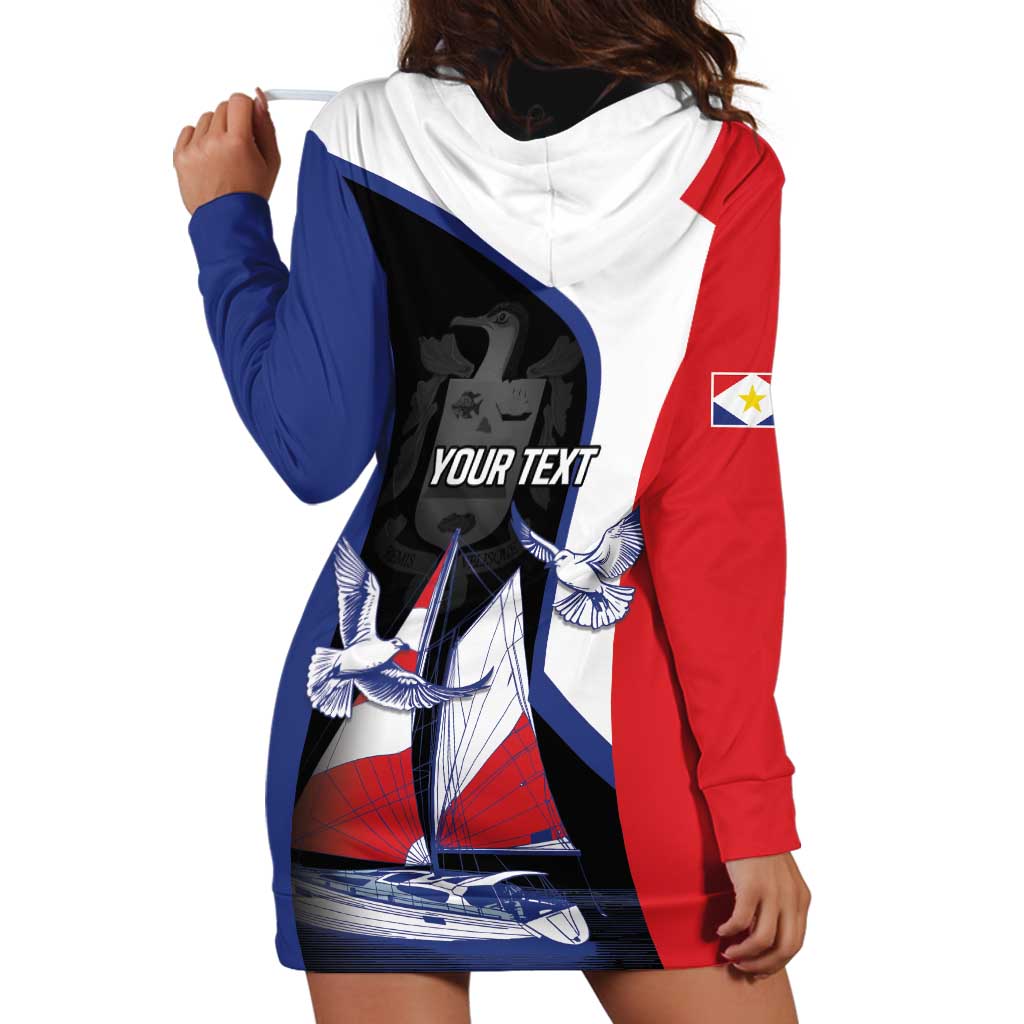 Caribbean Saba Personalized Hoodie Dress Remis Velisque Sail the Seas - Wonder Print Shop