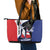 Caribbean Saba Personalized Leather Tote Bag Remis Velisque Sail the Seas - Wonder Print Shop