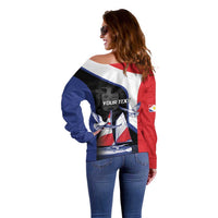 Caribbean Saba Personalized Off Shoulder Sweater Remis Velisque Sail the Seas - Wonder Print Shop