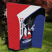 Caribbean Saba Personalized Quilt Remis Velisque Sail the Seas - Wonder Print Shop