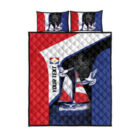 Caribbean Saba Personalized Quilt Bed Set Remis Velisque Sail the Seas - Wonder Print Shop
