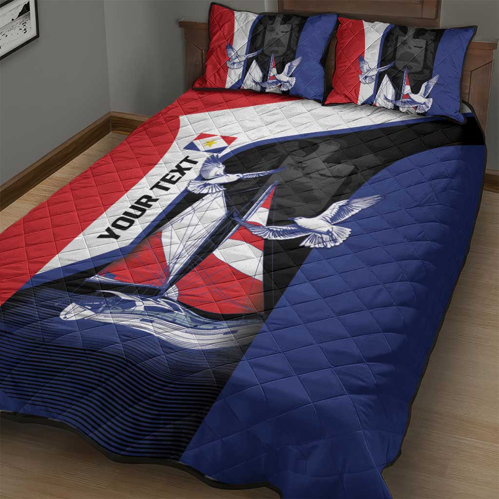 Caribbean Saba Personalized Quilt Bed Set Remis Velisque Sail the Seas - Wonder Print Shop