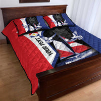 Caribbean Saba Personalized Quilt Bed Set Remis Velisque Sail the Seas - Wonder Print Shop