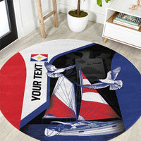Caribbean Saba Personalized Round Carpet Remis Velisque Sail the Seas - Wonder Print Shop