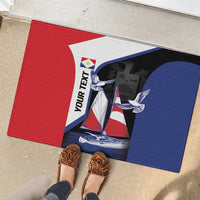 Caribbean Saba Personalized Rubber Doormat Remis Velisque Sail the Seas - Wonder Print Shop
