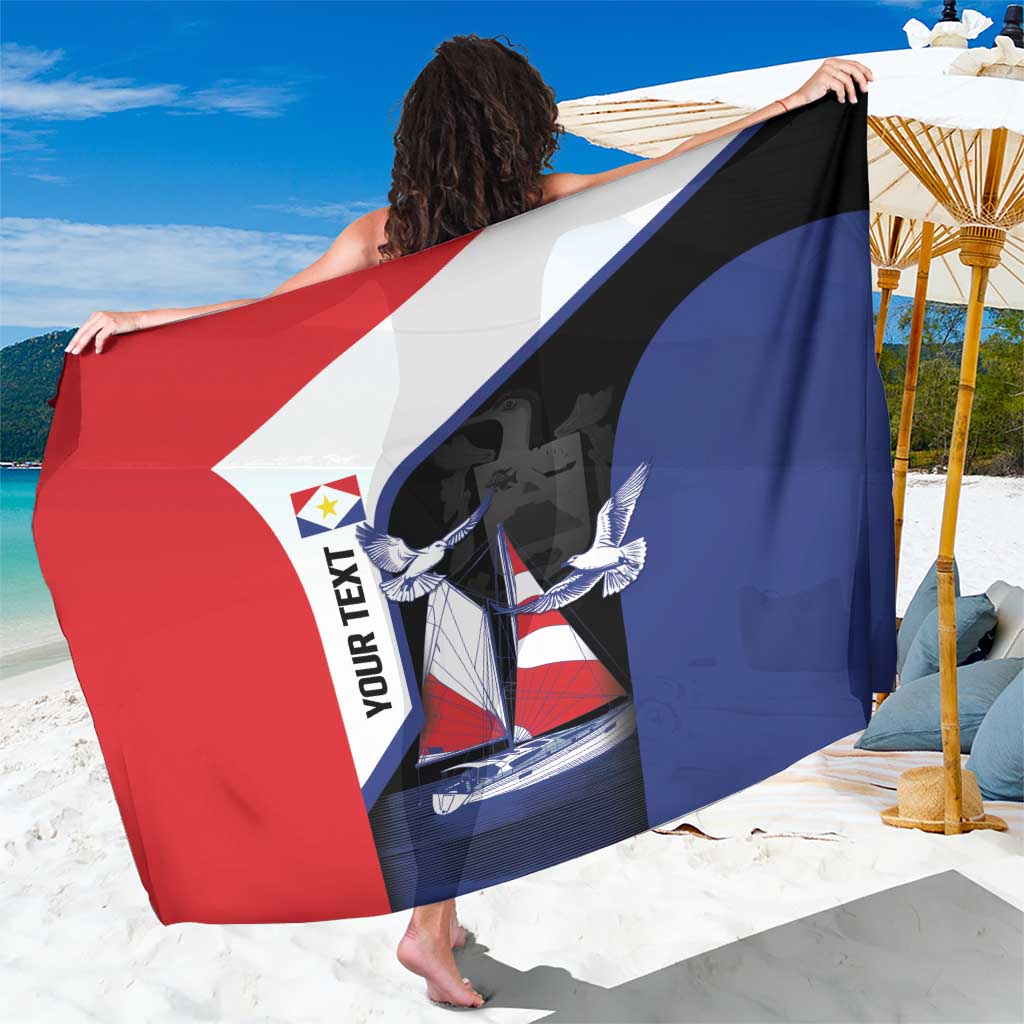 Caribbean Saba Personalized Sarong Remis Velisque Sail the Seas - Wonder Print Shop