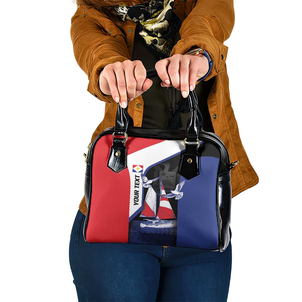 Caribbean Saba Personalized Shoulder Handbag Remis Velisque Sail the Seas - Wonder Print Shop