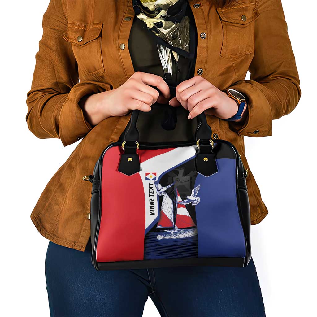 Caribbean Saba Personalized Shoulder Handbag Remis Velisque Sail the Seas - Wonder Print Shop