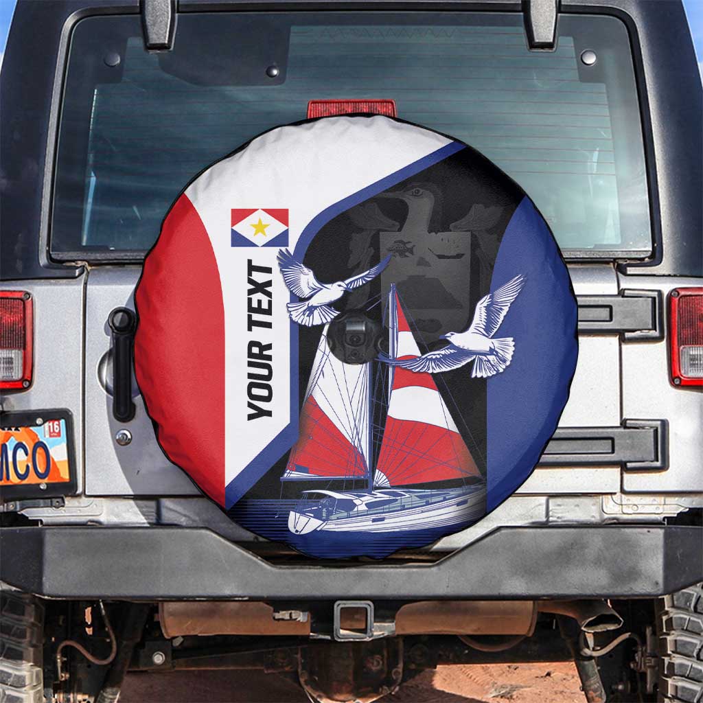 Caribbean Saba Personalized Spare Tire Cover Remis Velisque Sail the Seas - Wonder Print Shop