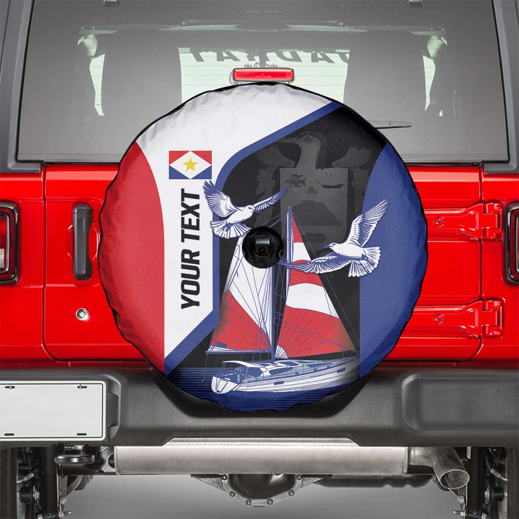 Caribbean Saba Personalized Spare Tire Cover Remis Velisque Sail the Seas - Wonder Print Shop