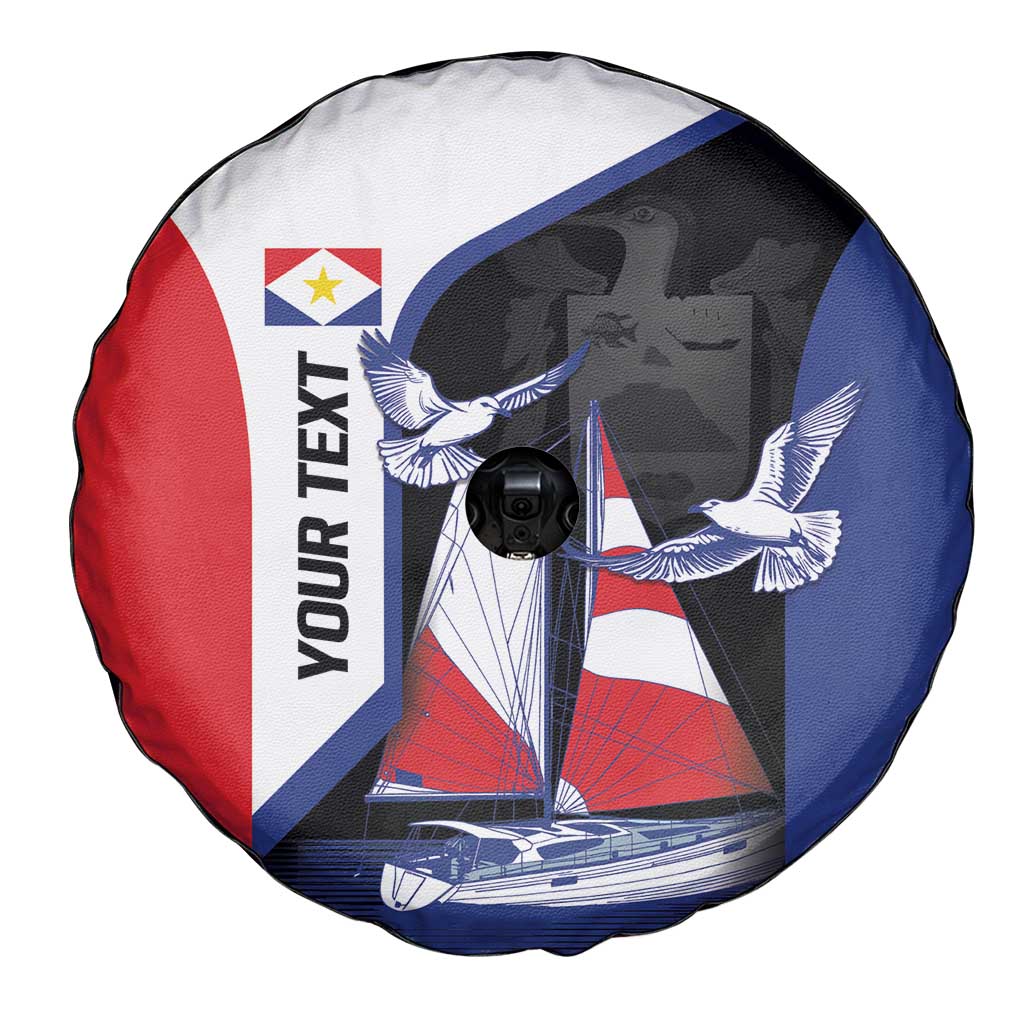 Caribbean Saba Personalized Spare Tire Cover Remis Velisque Sail the Seas - Wonder Print Shop