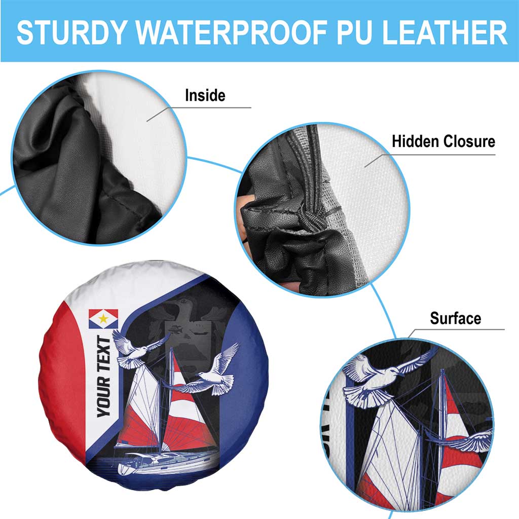 Caribbean Saba Personalized Spare Tire Cover Remis Velisque Sail the Seas - Wonder Print Shop