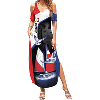 Caribbean Saba Personalized Summer Maxi Dress Remis Velisque Sail the Seas - Wonder Print Shop