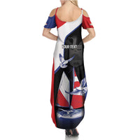Caribbean Saba Personalized Summer Maxi Dress Remis Velisque Sail the Seas - Wonder Print Shop