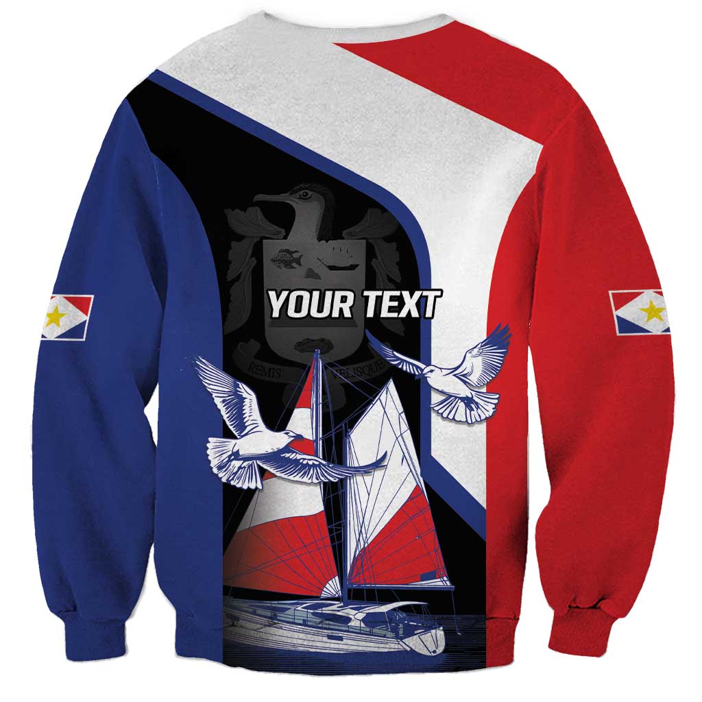 Caribbean Saba Personalized Sweatshirt Remis Velisque Sail the Seas - Wonder Print Shop