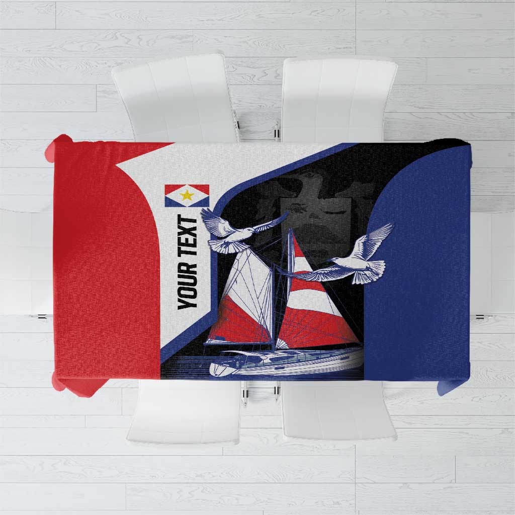 Caribbean Saba Personalized Tablecloth Remis Velisque Sail the Seas - Wonder Print Shop