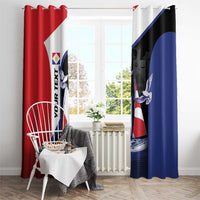 Caribbean Saba Personalized Window Curtain Remis Velisque Sail the Seas - Wonder Print Shop
