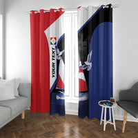 Caribbean Saba Personalized Window Curtain Remis Velisque Sail the Seas - Wonder Print Shop