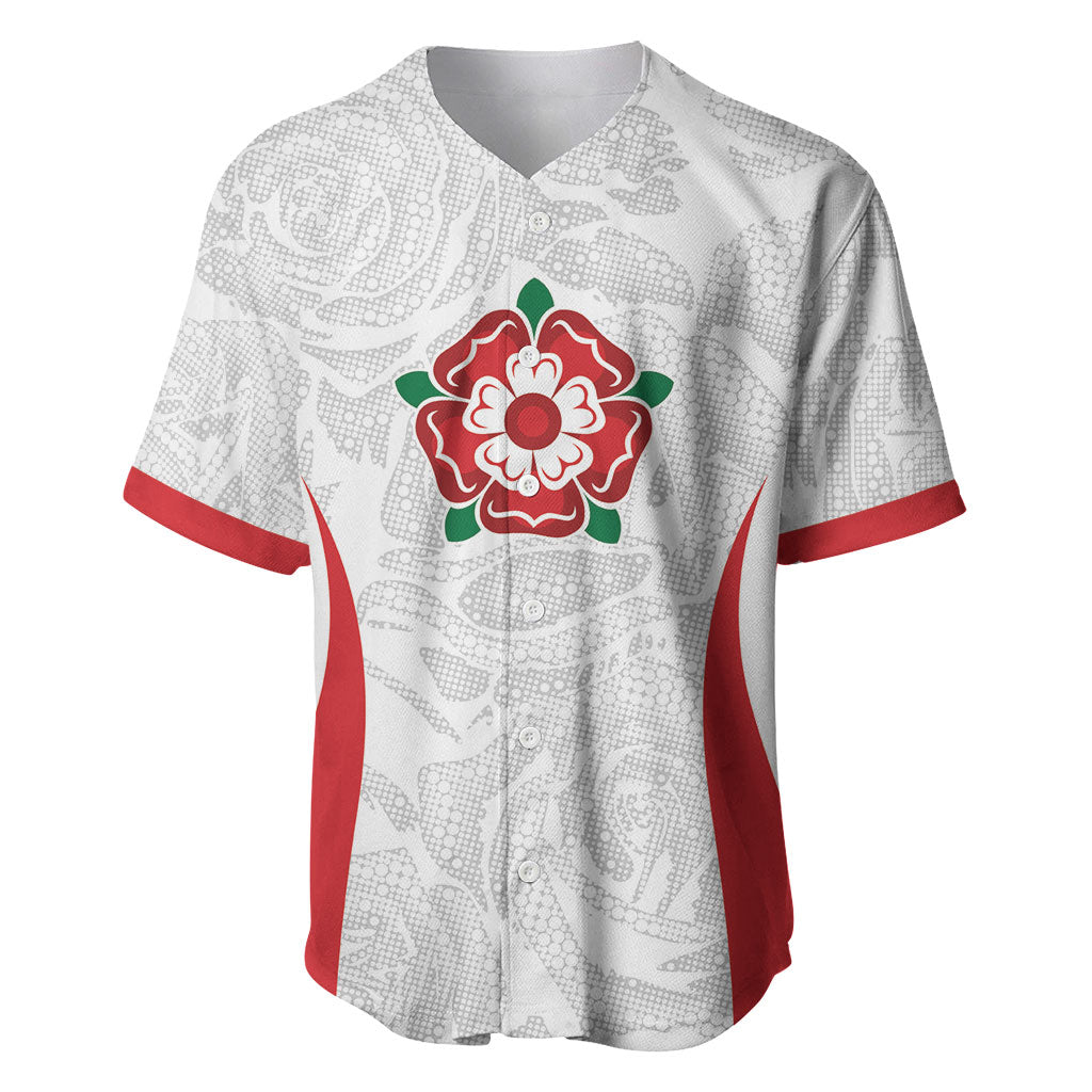 England Rugby National Heritage Custom Baseball Jersey Tudor Rose Inspired Edition