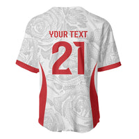 England Rugby National Heritage Custom Baseball Jersey Tudor Rose Inspired Edition