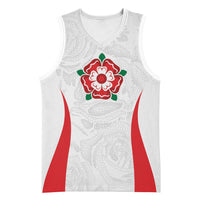England Rugby National Heritage Custom Basketball Jersey Tudor Rose Inspired Edition