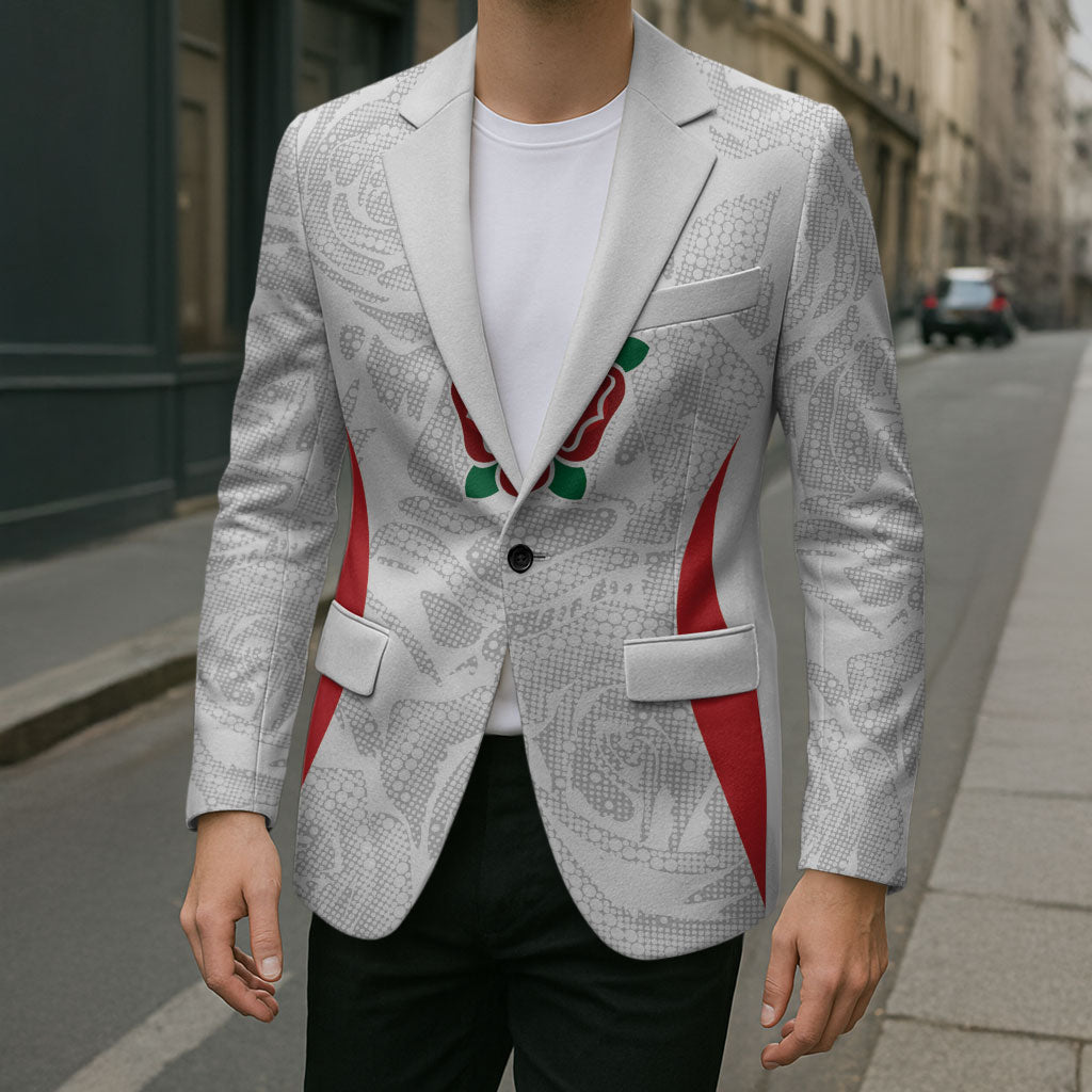 England Rugby National Heritage Custom Blazer Tudor Rose Inspired Edition