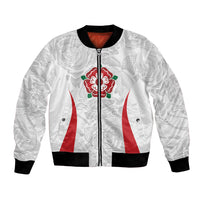 England Rugby National Heritage Custom Bomber Jacket Tudor Rose Inspired Edition