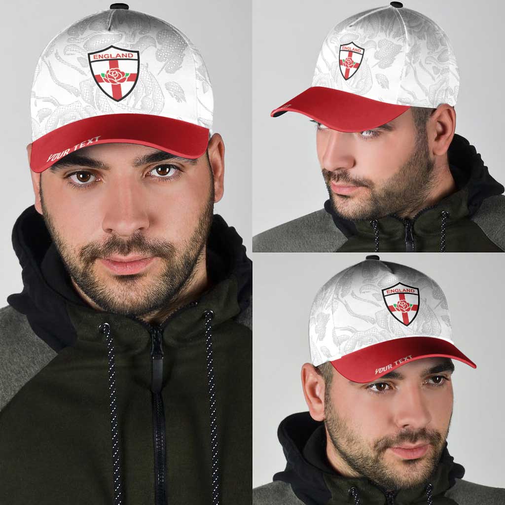England Rugby National Heritage Personalized Classic Cap Tudor Rose Inspired Edition