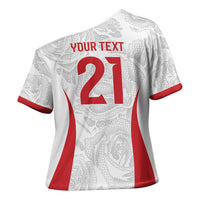 England Rugby National Heritage Custom Cross Shoulder Shirt Tudor Rose Inspired Edition