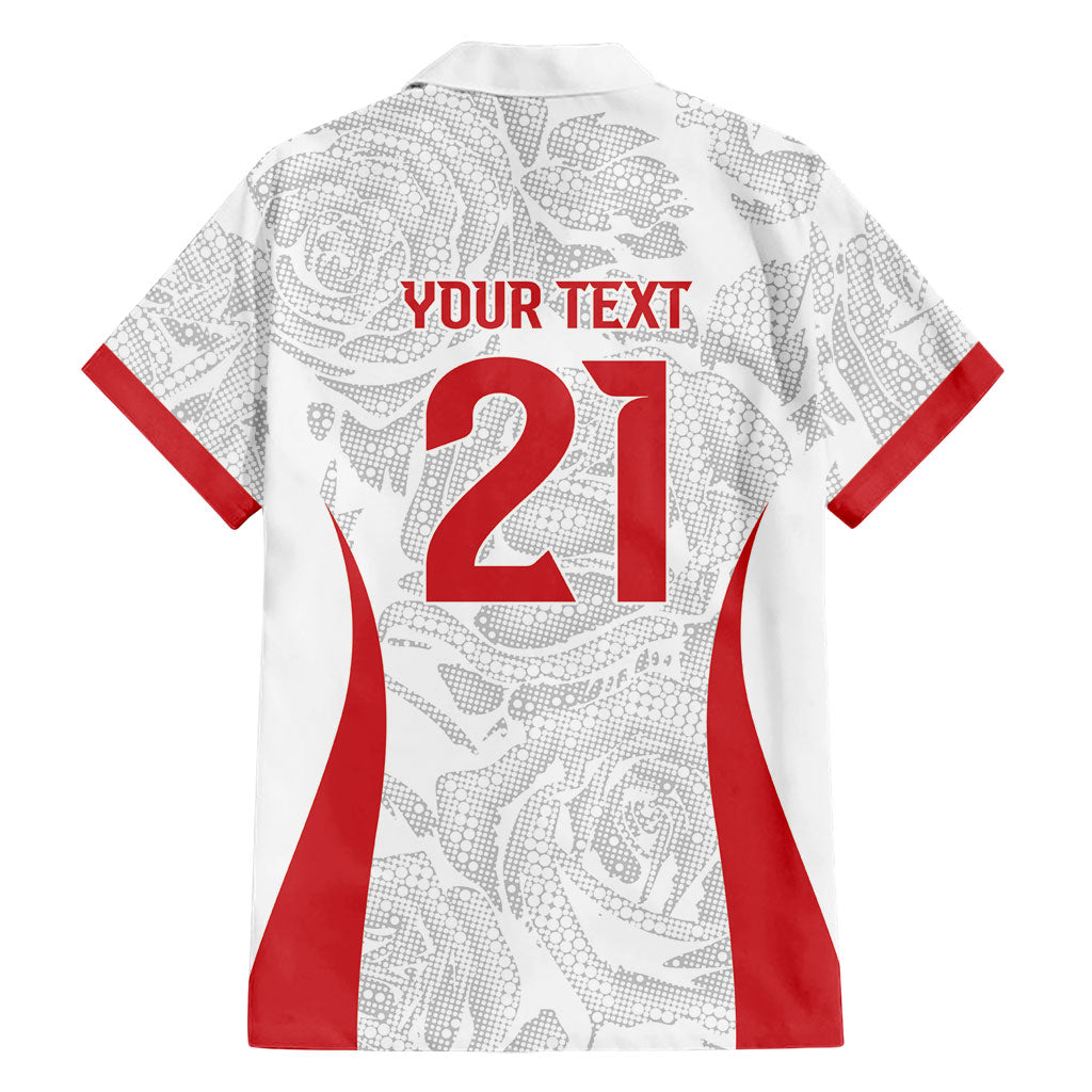 England Rugby National Heritage Custom Hawaiian Shirt Tudor Rose Inspired Edition